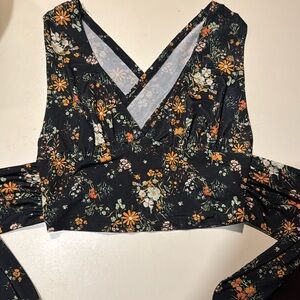 Urban Outfitters Cris-Cros tie back Wrap Crop Top